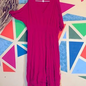 Fuchsia maxi dress from OLD NAVY